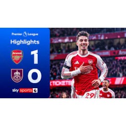 Arsenal besiegt Burnley FC knapp mit 1-0
